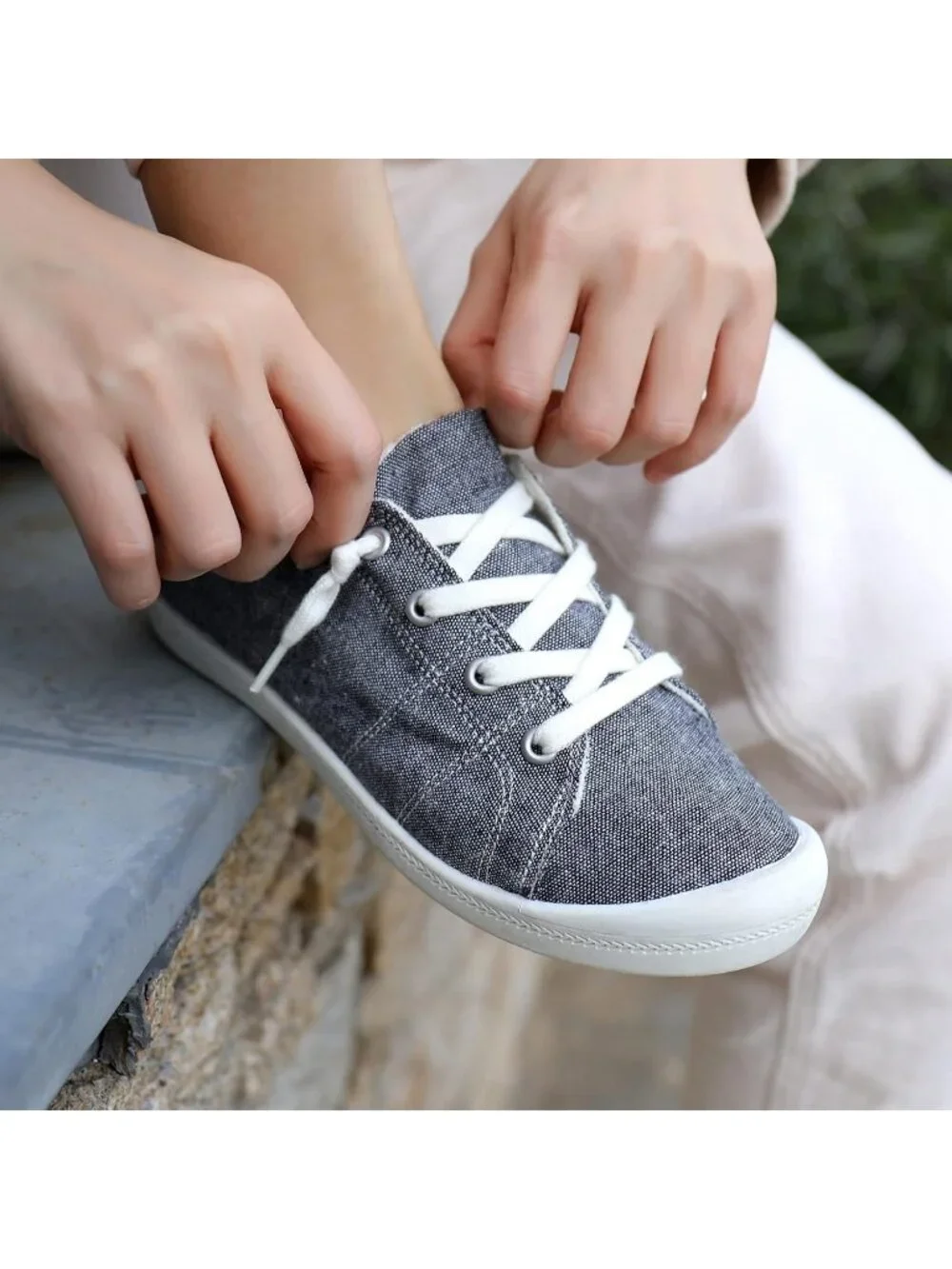 Women's Dark Grey Tennis Shoes Casual Leather Low Top Athletic Running Sneakers